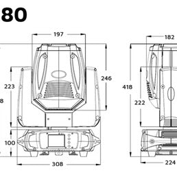 LM180 - 180W LED Spot Moving Head