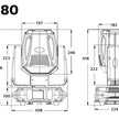 LM180 - 180W LED Spot Moving Head