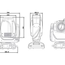 HAVOCS150 - 150W LED Spot Moving Head