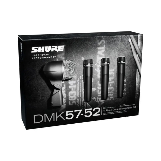 Drum Microphone Kit 3x SM57, 1x BETA52A 3x A56D Mounts + Case