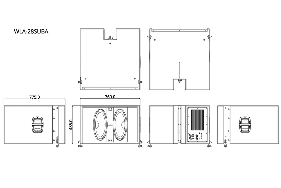 Wharfedale Pro WLA-28SUBA - 2 x 15