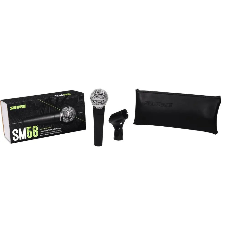 SM58 Premium Vocal Microphone Dynamic Cardioid
Vocal Cardioid Dynamic Microphone