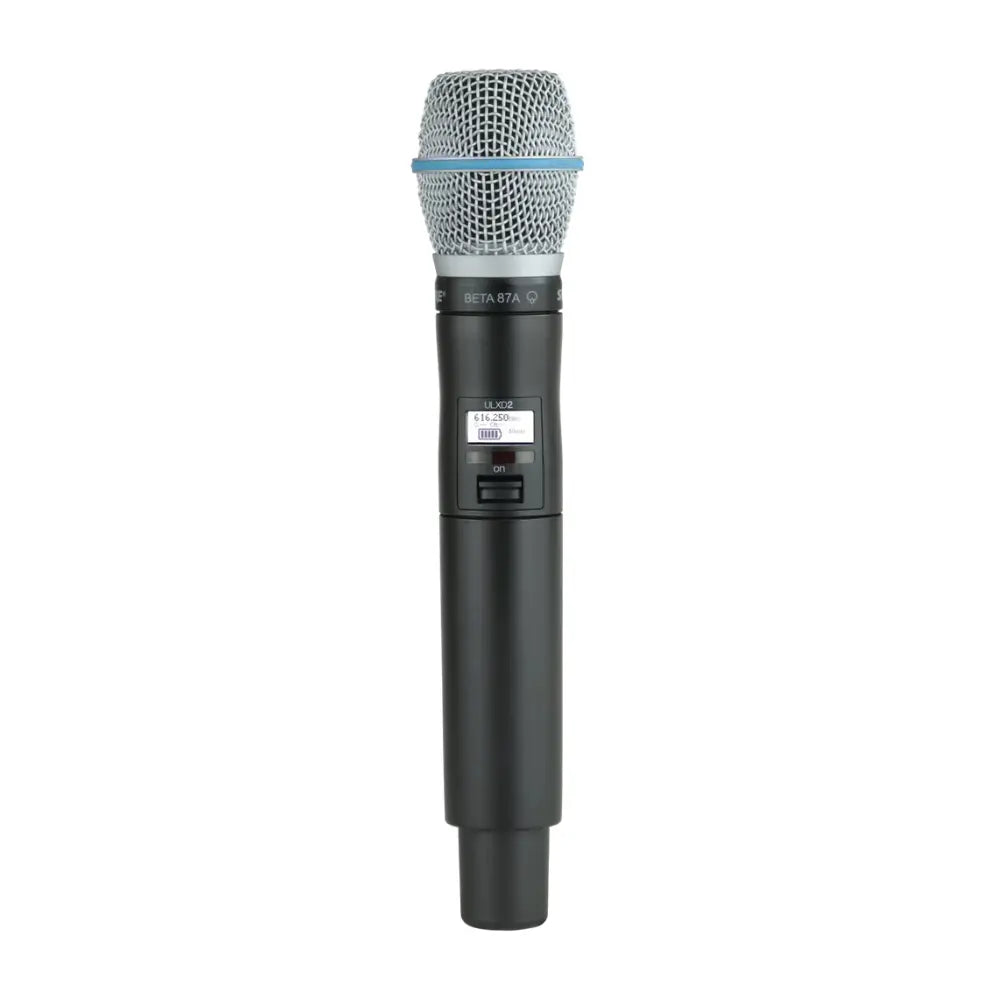 Wireless Digital Transmitter Handheld ULXD2/Beta87A Wideband Tuning Frequency H54 = 520-636 MHz