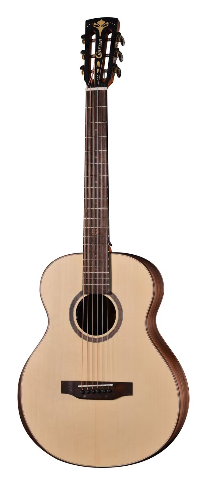 Crafter Mino/Black Walnut Small Body Acoustic, EQ