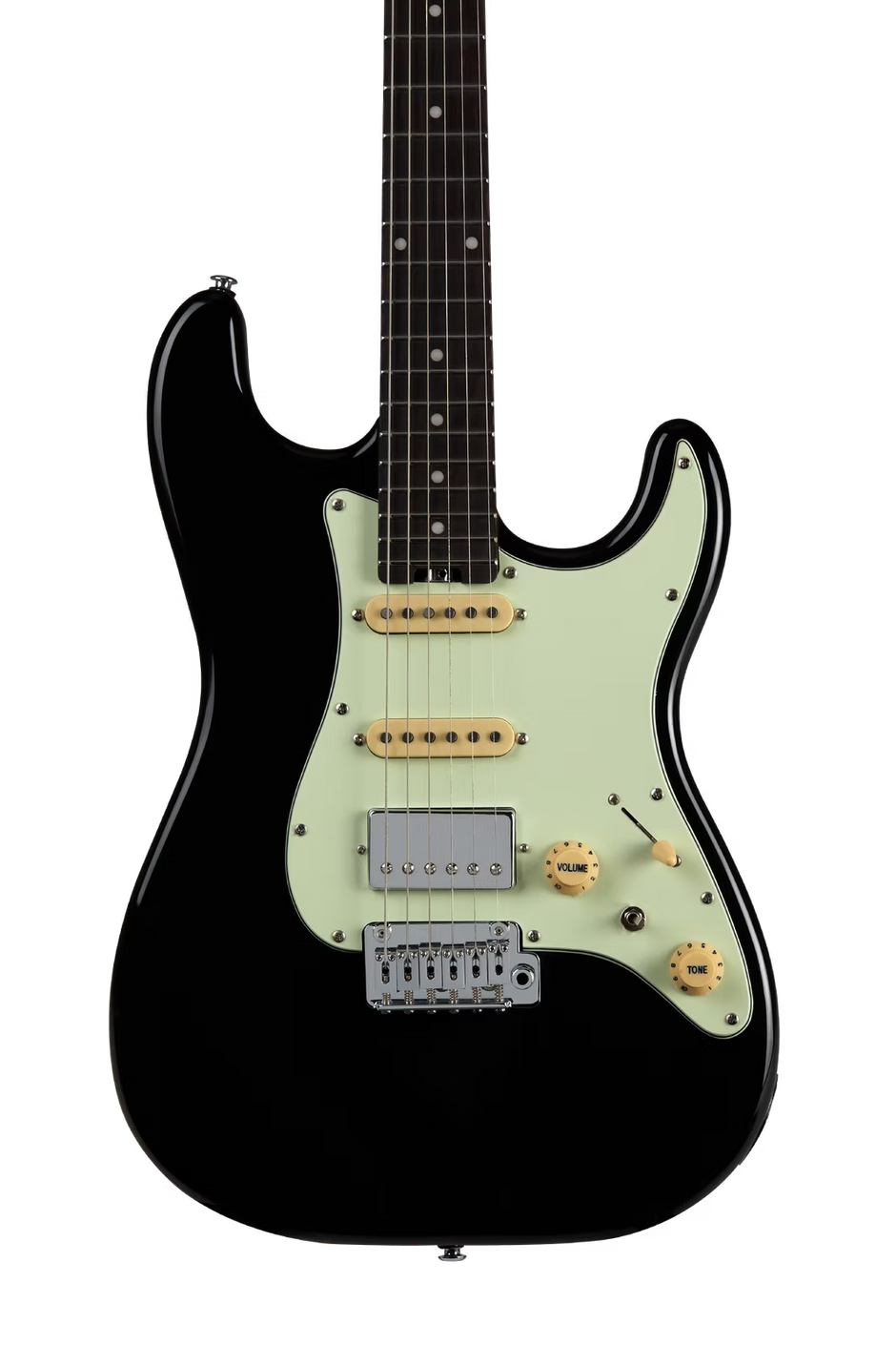 Crafter Silhouette S VVS RS CB, Cosmic Black, HSS Electric Guitar