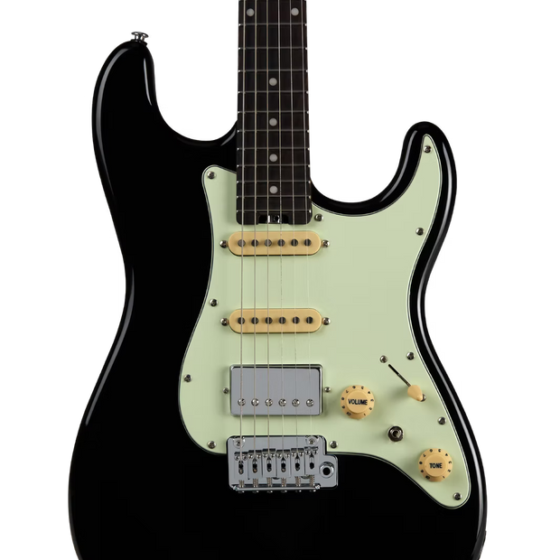 Crafter Silhouette S VVS RS CB, Cosmic Black, HSS Electric Guitar