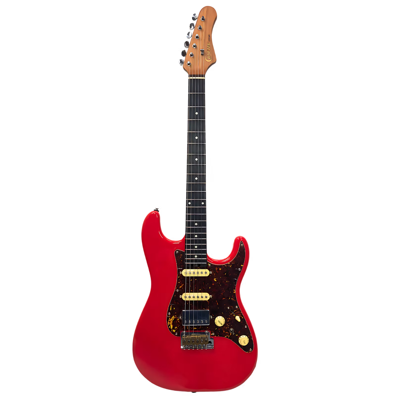 Crafter Crema S VVS RS Vr, Vintage Red, HSS Electric Guitar