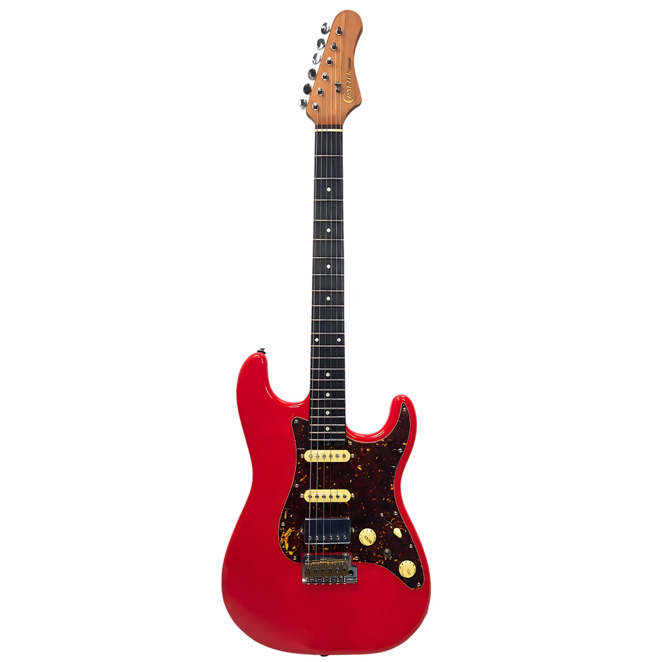 Crafter Crema S VVS RS Vr, Vintage Red, HSS Electric Guitar